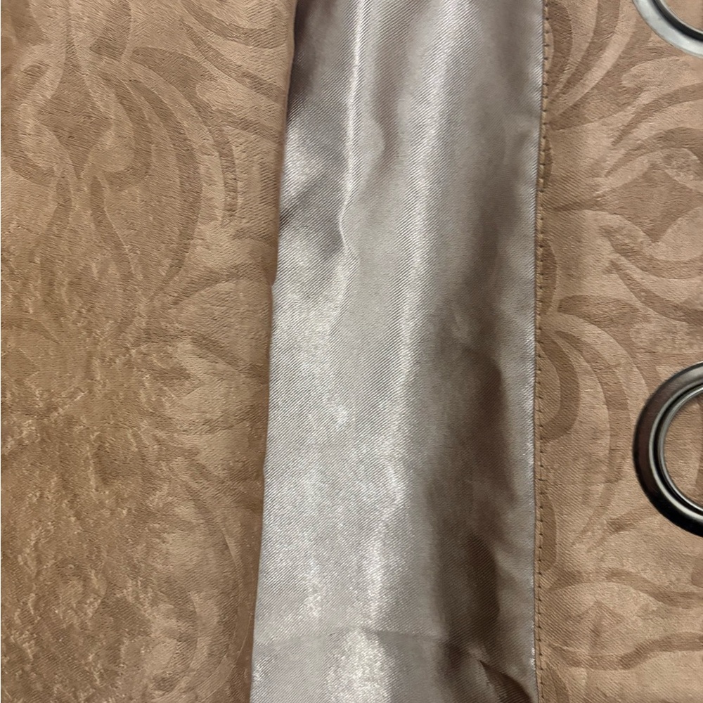 Elegant Tan blackout energy saving curtain panel. 80x40 . 2 panels available .. - Picture 8 of 9